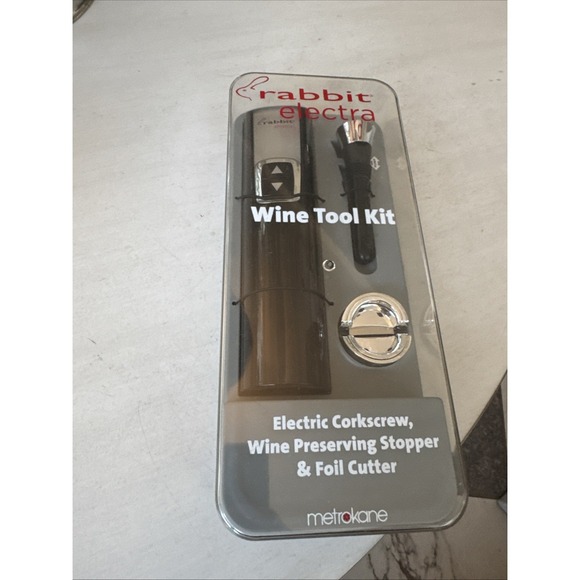 Rabbit Other - Rabbit Electra Automatic wine tool kit opener Metrokane corkscrew set electric